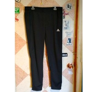 Black Adidas 3 stripe pants